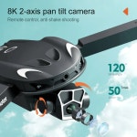 DJI 호환 FPV 8K RC 헬리콥터 V166 드론 미니 UFO 항공기 JJRC 비행기 6K1B