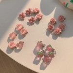 아기자기 초소형머리핀 미니잔머리집게핀 리본