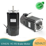 3D 타각기 스텝퍼 모터용 영구 자석 고토크 2 상 4 리드 189N cm 2 8A 57HS76-YC-PD NEMA23