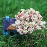 장식 팝콘나무 나무 미니어처 미니나무 벚꽃나무