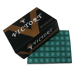 빅토리쵸크 연두색 국산제품 골드크라운 마스타 마스터 트라이앵글 다이아몬드초크 당구장분필