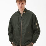 바버 바버 Barbour 남성 카키 Flyer Field 자켓 URJU3F020L3