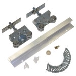 JOHNSON HARDWARE 상업용 등급 포켓 슬라이딩 도어 하드웨어 72 200PD