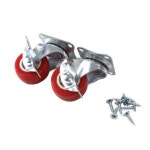 코텍 가구 바퀴 이동식 잠금 pvc 회전 미니 바퀴 2개