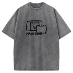 어썸어스 HAVE A GOOD DAY PIGMENT T-SHIRT