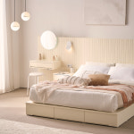 소낭구 미스티 LED 수납 서랍형 호텔 원목 침대 프레임 SS(슈퍼싱글)