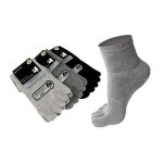남성용 면100 중목 발가락양말 1켤레