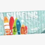 서핑보드 비치가운 대형타올 비치타올 바캉스 소형 대형타올 바캉스