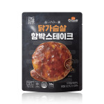 청솔식품 꼬꼬빌 심쿵 닭가슴살 함박스테이크 숯불갈비맛 100g