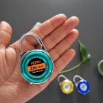 1pc 미니 키 체인 테이프 측정 2m 강철 섬세한 작은 눈금자 다목적 선물