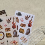 교보문고 프로젝트 칠 등화찻집 오브젝트 씰스티커