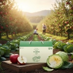 바른농장 유기농 사과 양배추즙 프리미엄 100ml x 30포