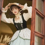UNKNOWN 졸업사진 의상 알프스소녀 하이디 코스프레 졸사컨셉 옷 할로윈코스튬