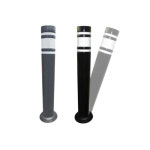 블랙 탄성형 볼라드 120파이 1p 차량통제봉 오뚜기 자동차 진입 방지 공원 앞 횡단보도 검정-탄성형매립식