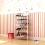 현관 틈새 수납장 신발 진열대 조립식 5단