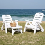 비아체 썬 베드 야외 비치 수영장 접이식 리조트 비치