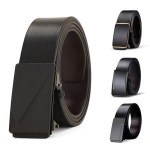 남자 심플 가죽벨트 자동벨트 남성 가죽 허리띠 4타입 골드라인
