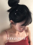 made 둥그런 헤어핀 젬마 디스코핀 2 set 2 type - 머리핀 옆머리핀 미니 집게핀 포인트 헤어핀