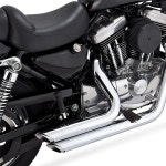 VANCE HINES 크롬 쇼트샷 스태거 배기 HD SPORTSTER 17223