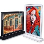 A4 슬라이딩 프레임 T형 사진 홍보 포토 탁상 액자 가로