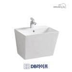 대림비앤코 DB라이프 욕실 세면대 교체 시공의뢰 대림바스 화장실 일체형 사각 반다리 세면기 부속포함 폽업 앙카 앵글밸브 벽배관 PL1062