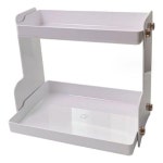 2단 화장품 정리대 탁상 거치대 선반 진열대