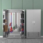 철제 청소 도구함 캐비닛 선반 학교 택배함 공장 수납