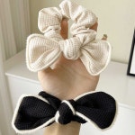 여자 무채색 사계절 곱창밴드 스크런치 고무줄 헤어끈