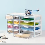 SYSMAX 시스맥스 UP 시스템 멀티박스 복합형 12단 인덱스 소품 정리함 다용도 수납함