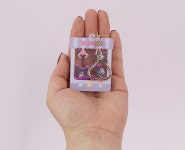 쿠로미 인형뽑기 키링