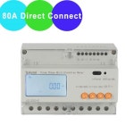 Acrel U L 승인 양방향 31 6 A CT 입력 3 상 Din 레일 스마트 전원 계량기 ADL3000-E-BKC RS485 1DI1DO