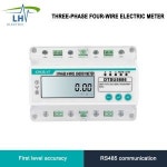 가정용 스마트 에너지 계량기 전원 계량기 3 220 V 380V HZ 60HZ 7P Din 레일 3 상 4 선 5-100A 50 RS485