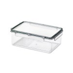 코멕스 ECO CLEAR 보관용기 직31호 3 1L 에코클리어 투명 직사각 밀폐용기