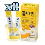 로니웰 짜먹는 자연산 천연 야생 벌 꿀 스틱 꿀타민 10포x6 부모님 어르신 건강간식 단체 선물