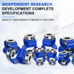 AUCHTEL 글꼴 인코더 샤프트 커플 이중 루프 커플러 알루미늄 CN 10mmX10mm D27L40