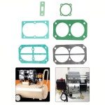 6 개 대 공기 압축기 실린더 베이스 밸브 플레이트 가스켓 와셔 패드 2070 유형 공압 부품