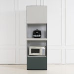 가구 산책 광폭 멀티 선반 전자 수납장 도어 주방 렌지대 600 다용도 H8626