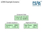 피크 전자 디자인 미터 휴대용 200 kHz 10 zb Mohm LCR45