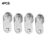 2PC 옷장 옷 브래킷 걸이 튜브 지원 액세서리 홀더 두꺼운 엔드 폴 가구 막대 2PCS
