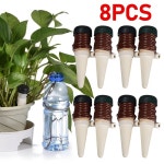 실내 자동 물방울 급수 시스템 관개 장비 도구 식물 급수기 세라믹 프로브 8개 말뚝 8PCS