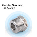 1pcs 304 스테인레스 스틸 커넥터 고압 감소 부싱 NPT 나사 파이프 피팅 1 8 1 4 3 8 1 2 3 4 1 어댑터