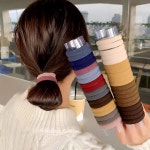 노팁 머리끈 아이스크림 5통 무팁 헤어끈