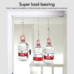 나노 사일런트 트랙을 펀칭하지 않고 자체 접착 커튼 슬라이딩 트랙 상단 측면 홈 창 장식 액세서리