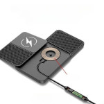 차량용 무선충전패드 초고속 호환성 충전 무선 충전기-USB 20W