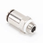 전체 구리 니켈 도금 고속 플러그 에어 노즐 커넥터 직통 PC 미터법 나사 M81 M60 75 파이프