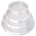 플랜테리어 투명 원형 트레이 화분받침대 6