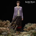 부르다문화이트 벨벳 플리츠 스커트 1종