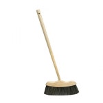 제하산업 빗자루 쓰레받기 원목 긴손잡이 T방비 청소 강한 폴리모