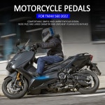 새로운 1 쌍 페달 발 Yamaha TMAX T-max 560 2022 오토바이 액세서리
