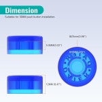 DAIERBUM 20PCS 풋스위치 토퍼 페달 멀티 컬러 버튼 캡 보드 용 스톰프 손잡이